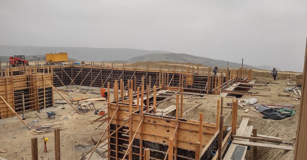 Newport Coast structural concrete project