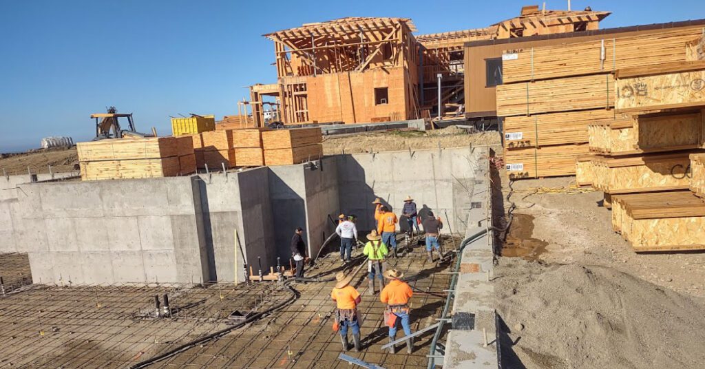 Newport Coast structural concrete project