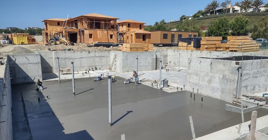 Newport Coast structural concrete project