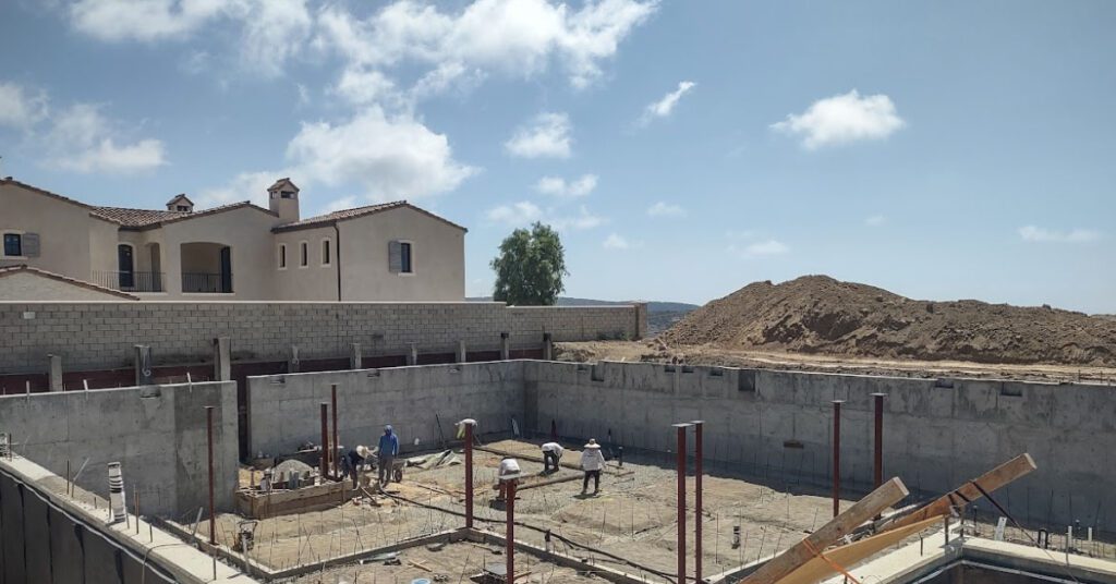 Newport beach structural concrete project