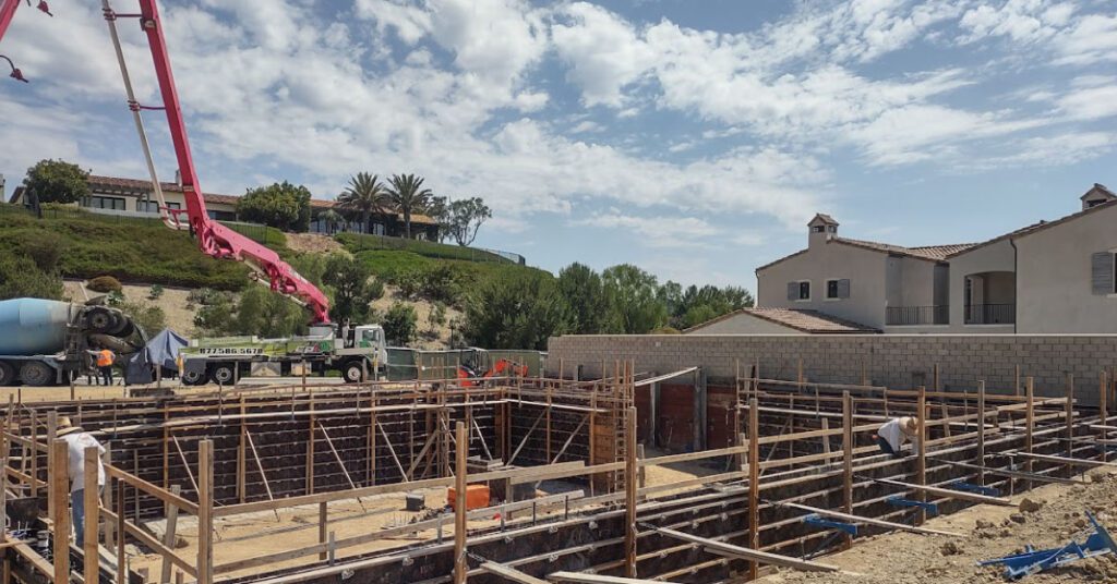 Newport beach structural concrete project