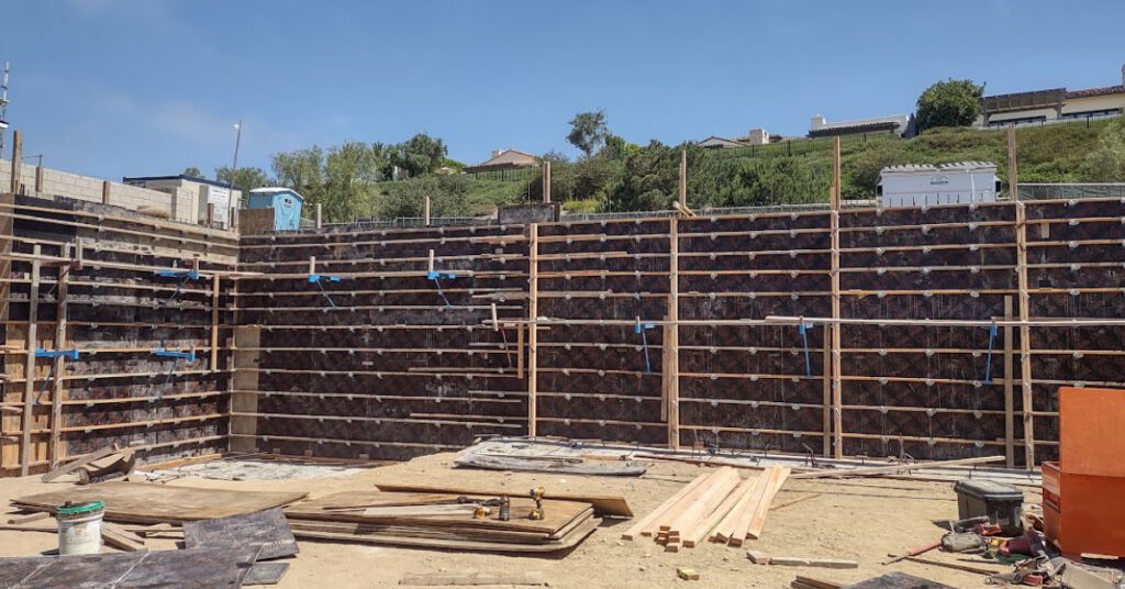 Newport beach structural concrete project