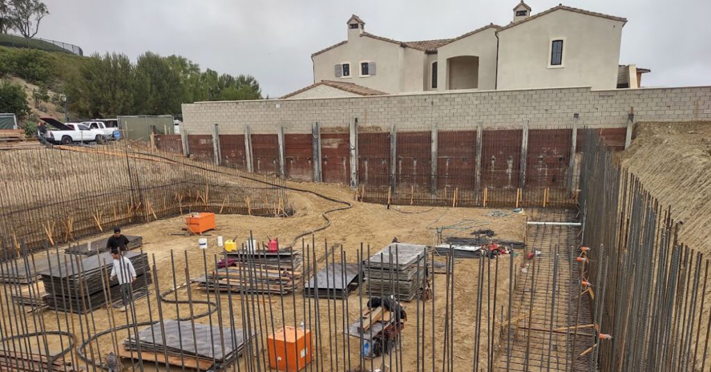 Newport beach structural concrete project