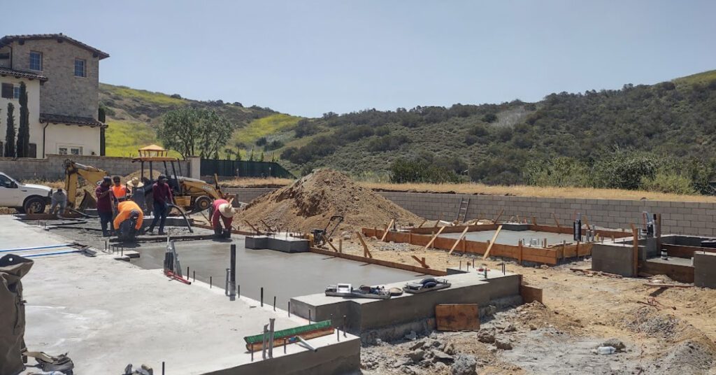 Shady Canyon structural concrete project