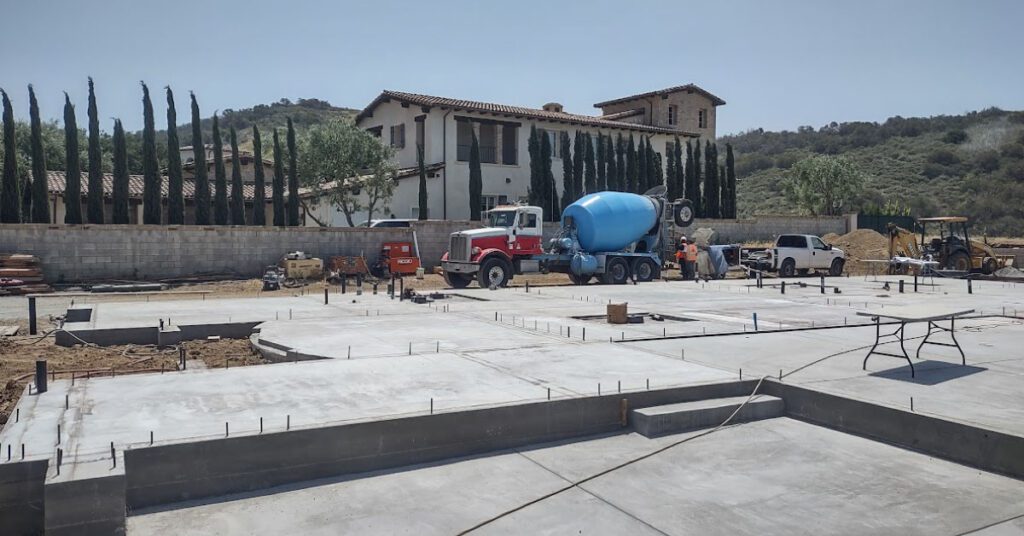 Shady Canyon structural concrete project